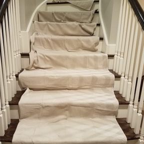 Stairs covered