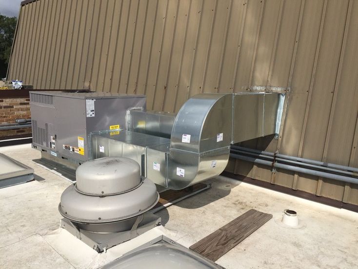 Rooftop with HVAC System